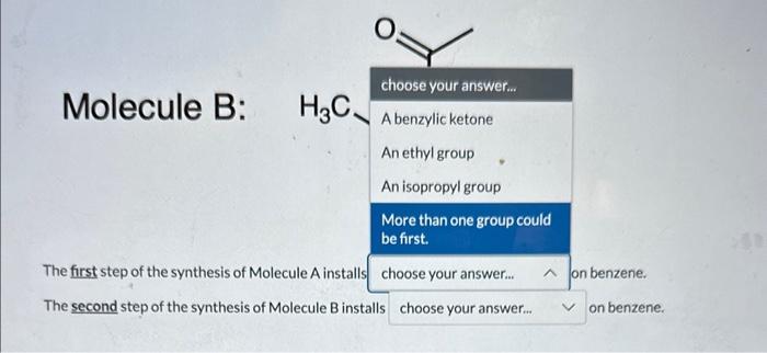 343 , consider how to make the following molecules from benzene. Complete