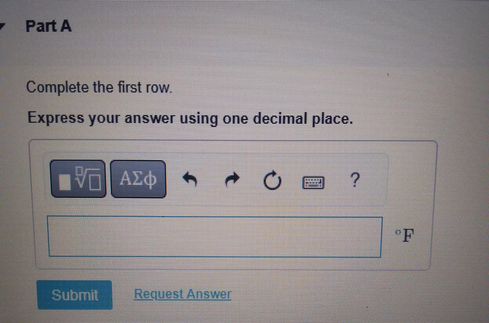 using one decimal place. Complete the second row. Express your answers using