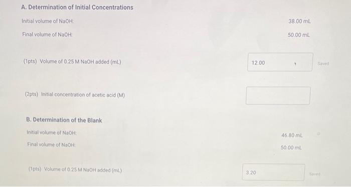  Please help answer all parts to the question! Due tonight A.