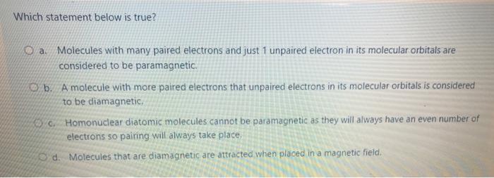 greater the bond length b. Bond order takes into consideration both bonding
