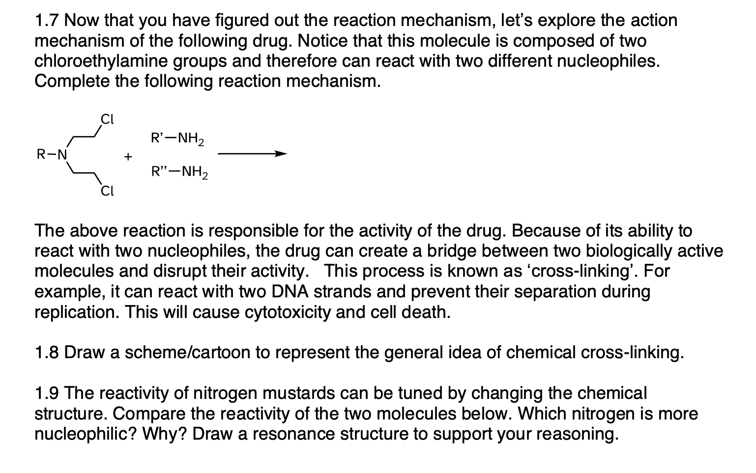 Hello, I need help with question 1.8. The explanation and solution would