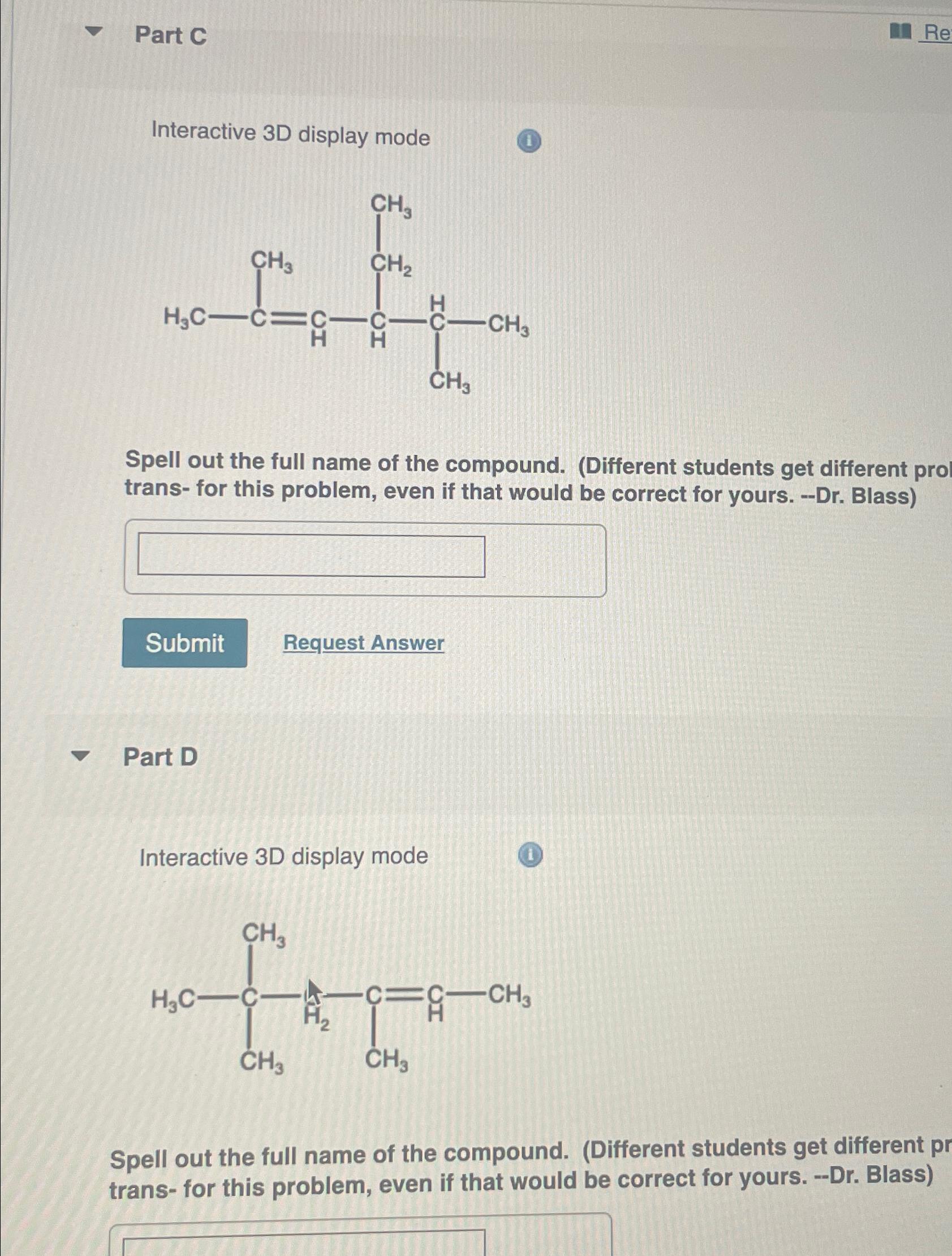  Part C Interactive 3D display mode Spell out the full name