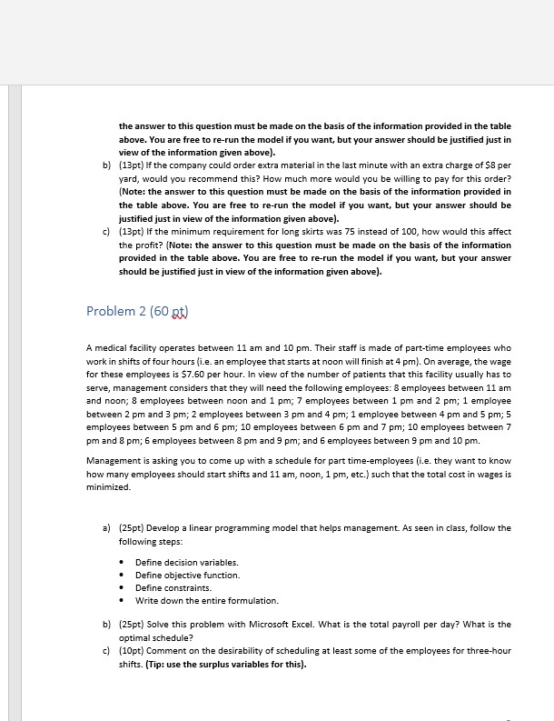  the answer to this question must be made on the basis