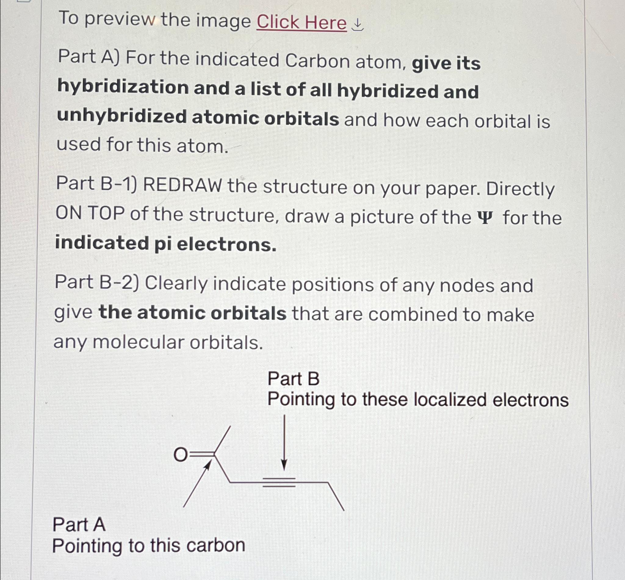  To preview the image Click Here darr Part A) For the