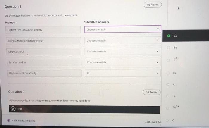 Please answer question quick ASAP!!! Label each element with every prompt. 10