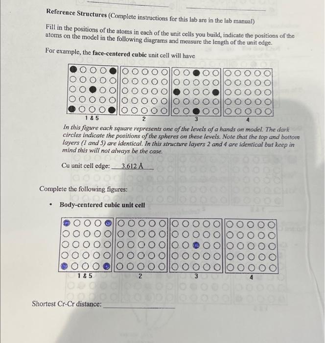  Reference Structures (Complete instructions for this lab are in the lab