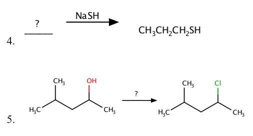 bring about the following chemical reactions. . CH -. . " CHE
