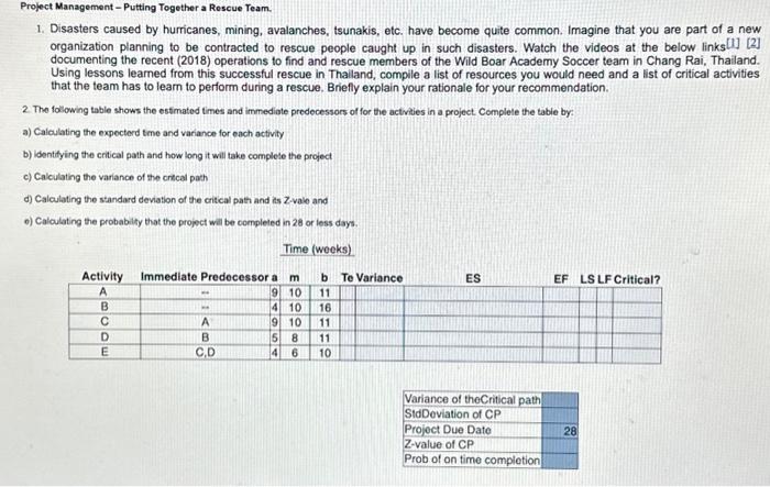 please help! 1. Disasters caused by hurricanes, mining, avalanches, tsunakis, etc. have