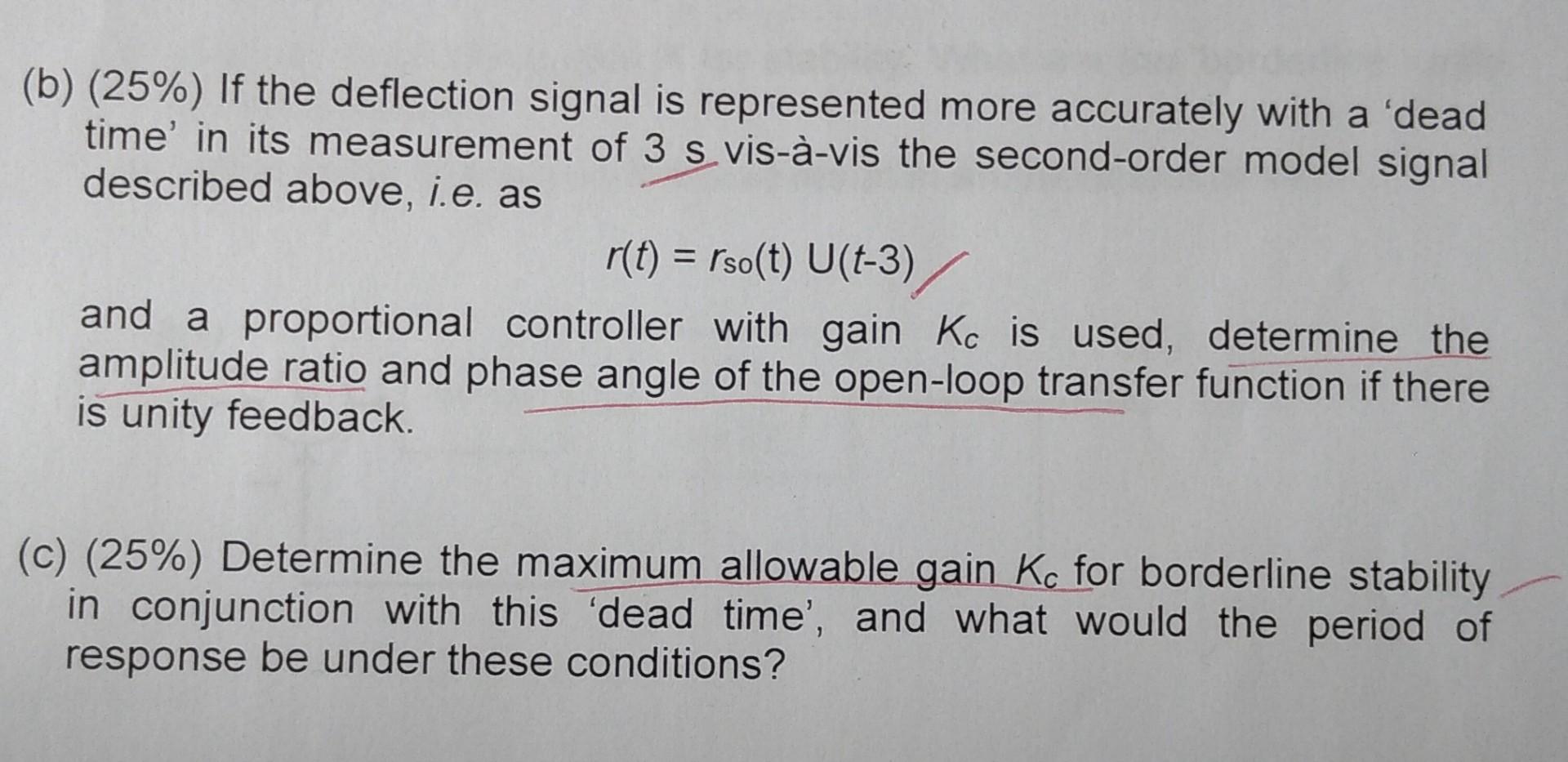 I have completed (a) In a metal production process, a step change