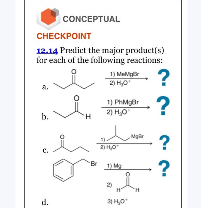  Please show work so I can understand why! CONCEPTUAL CHECKPOINT 12.14