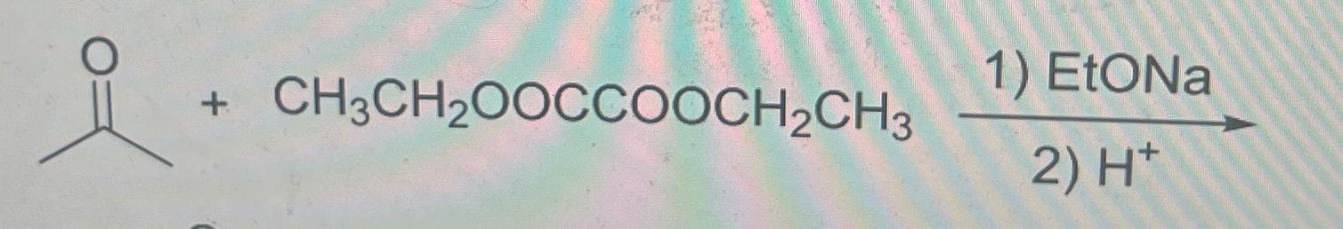  Compelete this reaction. 