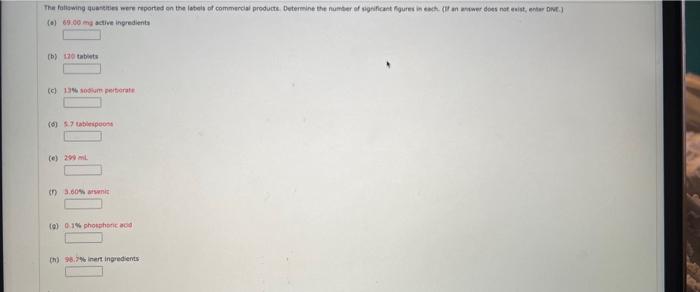  (o) 69.60 end active ingredients (b) i7e tabnets (c) 13% sostam