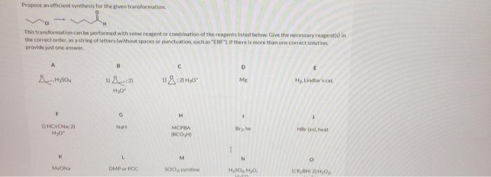  Propose an efficient synthesis for the given transformation wowe This transformation