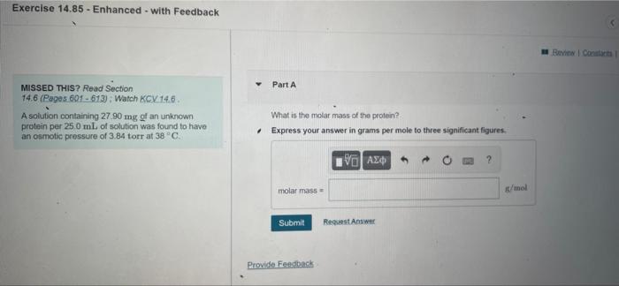 can you explain how to do this question pls! Exercise 14.85 -