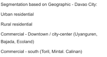 Segmentation and Targeting example Product: APPLE AIRTAGSA. Segmentation: Describe the market into