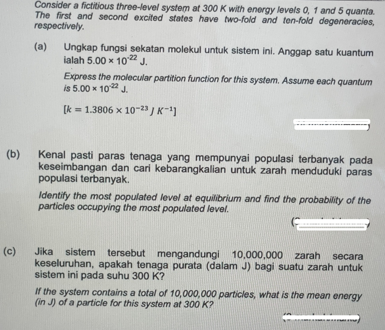 Please assist in chemistry question, not using chatgpt 