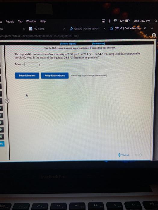  ES People Tab Window Help $ 82% Mon 9:52 PM Q