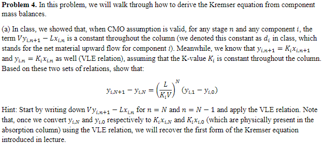  Problem 4. In this problem, we will walk through how to