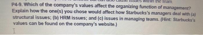 i need help on my Starbuck Case Study Analysis from Robbins-Management-13th-GLOBAL-Edition-2016