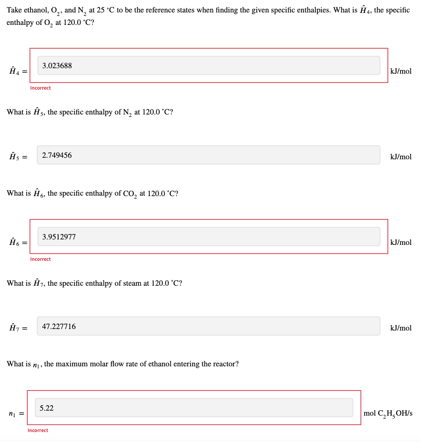 upvote. Ethanol at 25 C and 24.0% excess air at 25 C