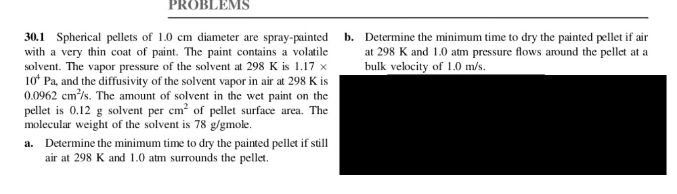  PROBLEM ( please solve all parts and show all steps) 30.1