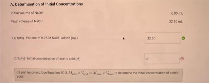 eauilibrium constant sas 0 for the last question. initial concentration of acetic