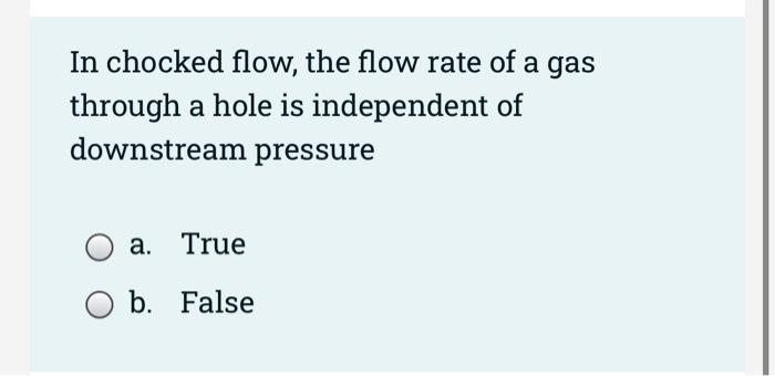 the flow rate of a gas through a hole is independent of