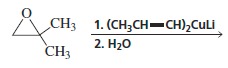  ?2.H2O1.(CH3CH-CH)2CuLi 