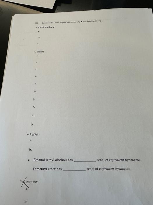  :3. Dichloroethatme . isurarie c a. E h. . 7. c2Hbi