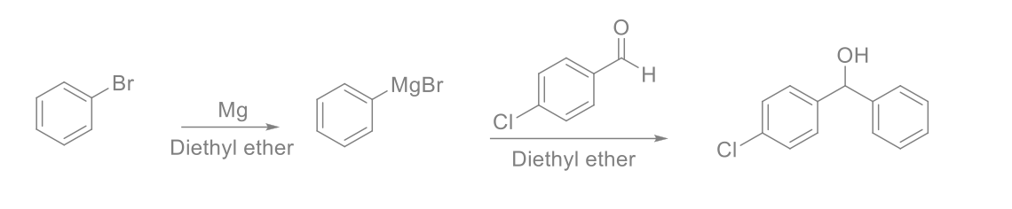 Reaction 1 - prepare the reagent table for the scenario below. (make