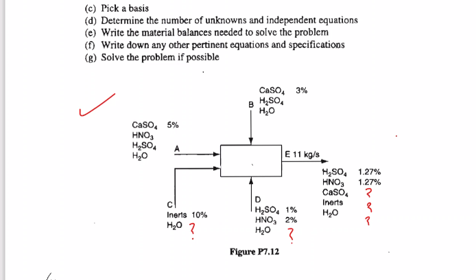  (c) Pick a basis (d) Determine the number of unknowns and