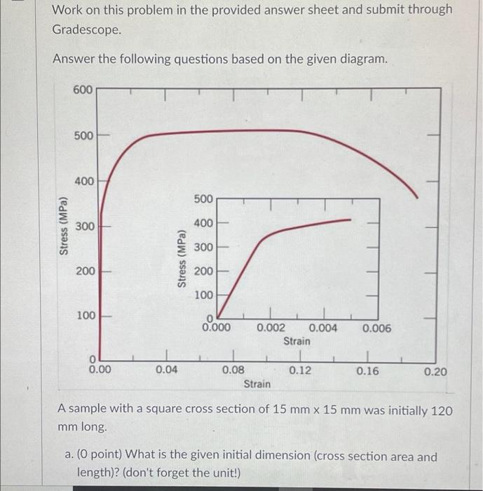  Work on this problem in the provided answer sheet and submit