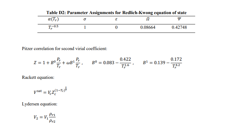 ethane at 250 K and 10 bar? [4 marks Estimate the change