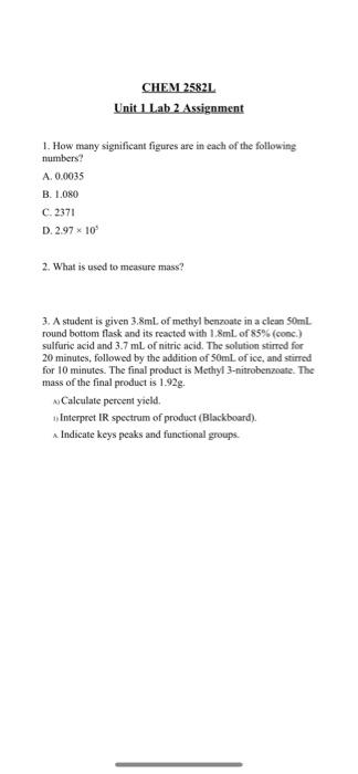 Can someone please help me answer these questions, please? Thank you! CHEM