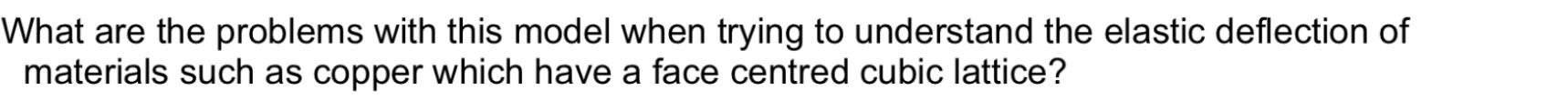  What are the problems with this model when trying to understand