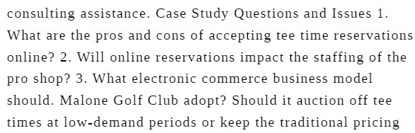  consulting assistance. Case Study Questions and Issues 1. What are the