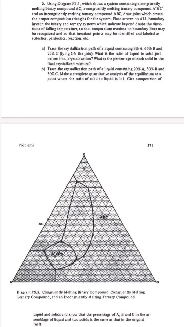  5. Using Diagram PS.5, which shows a system containing a congruently