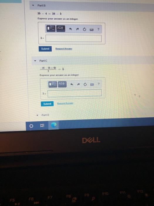  Part 8 3b - 4 = 28 - 6 Express your