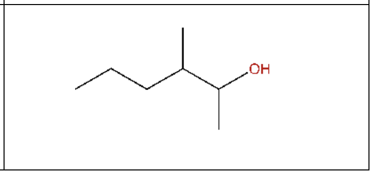  name the following Alcohols and Esters structures 