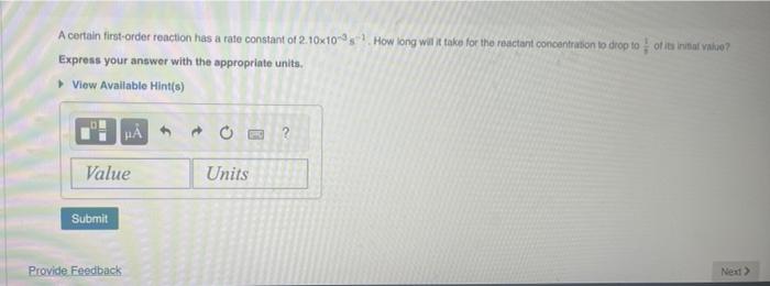 for a certain concentration to be reached. The integrated rate law for