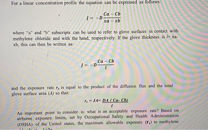 Glove Materials that may be used with Methylene Chloride Material Diffusion Glove