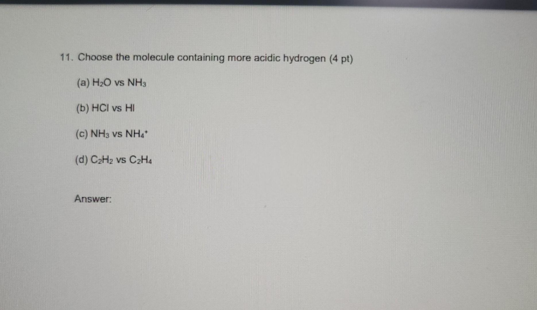 Answer 4. Identify the relationship in each of the following pairs. Do