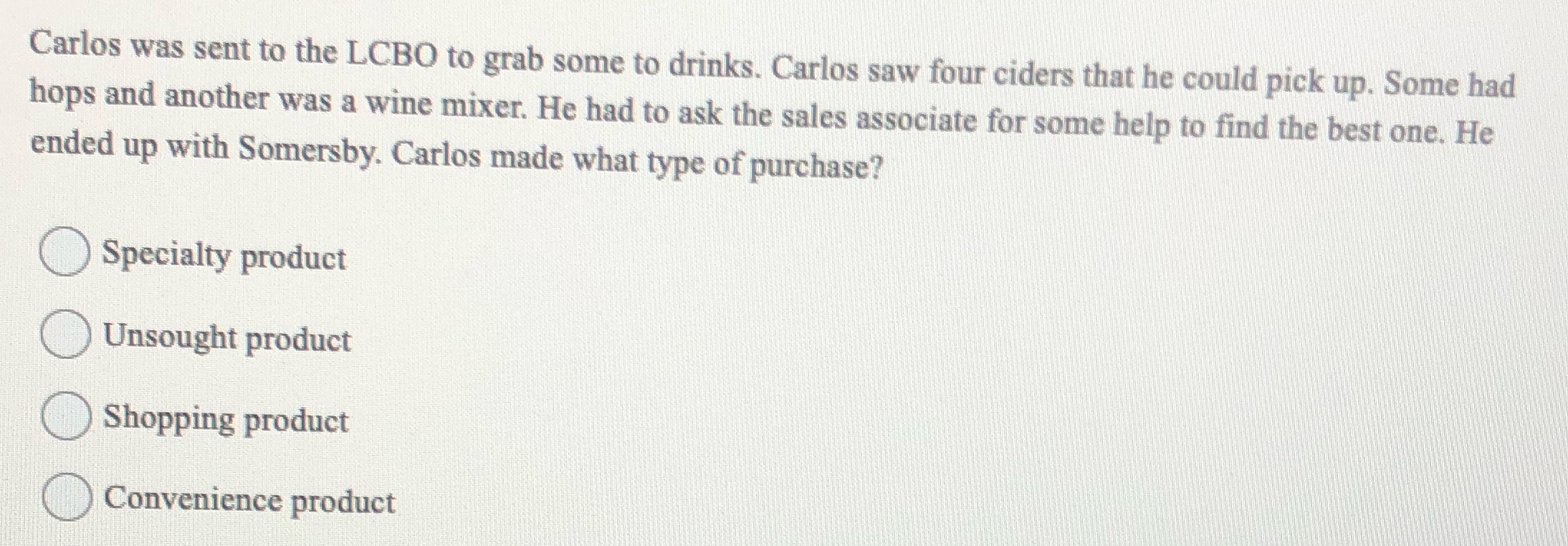 Will give a thumbs up for correct answer Carlos was sent to