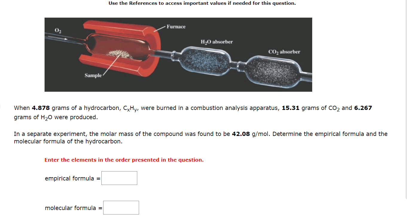  Use the References to access important values if needed for this