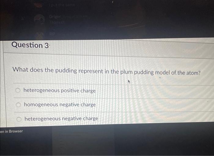 help with answer What does the pudding represent in the plum pudding