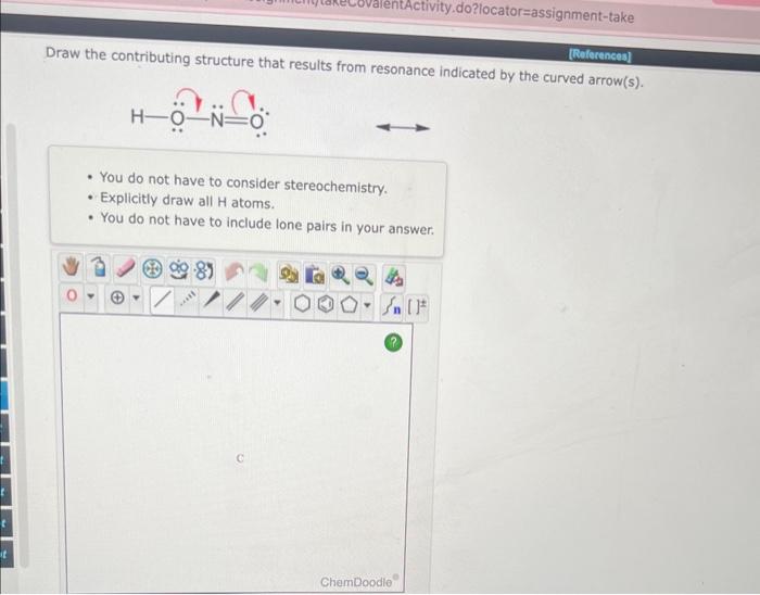 number of unshared pairs of electrons necessary to complete the valence shiell