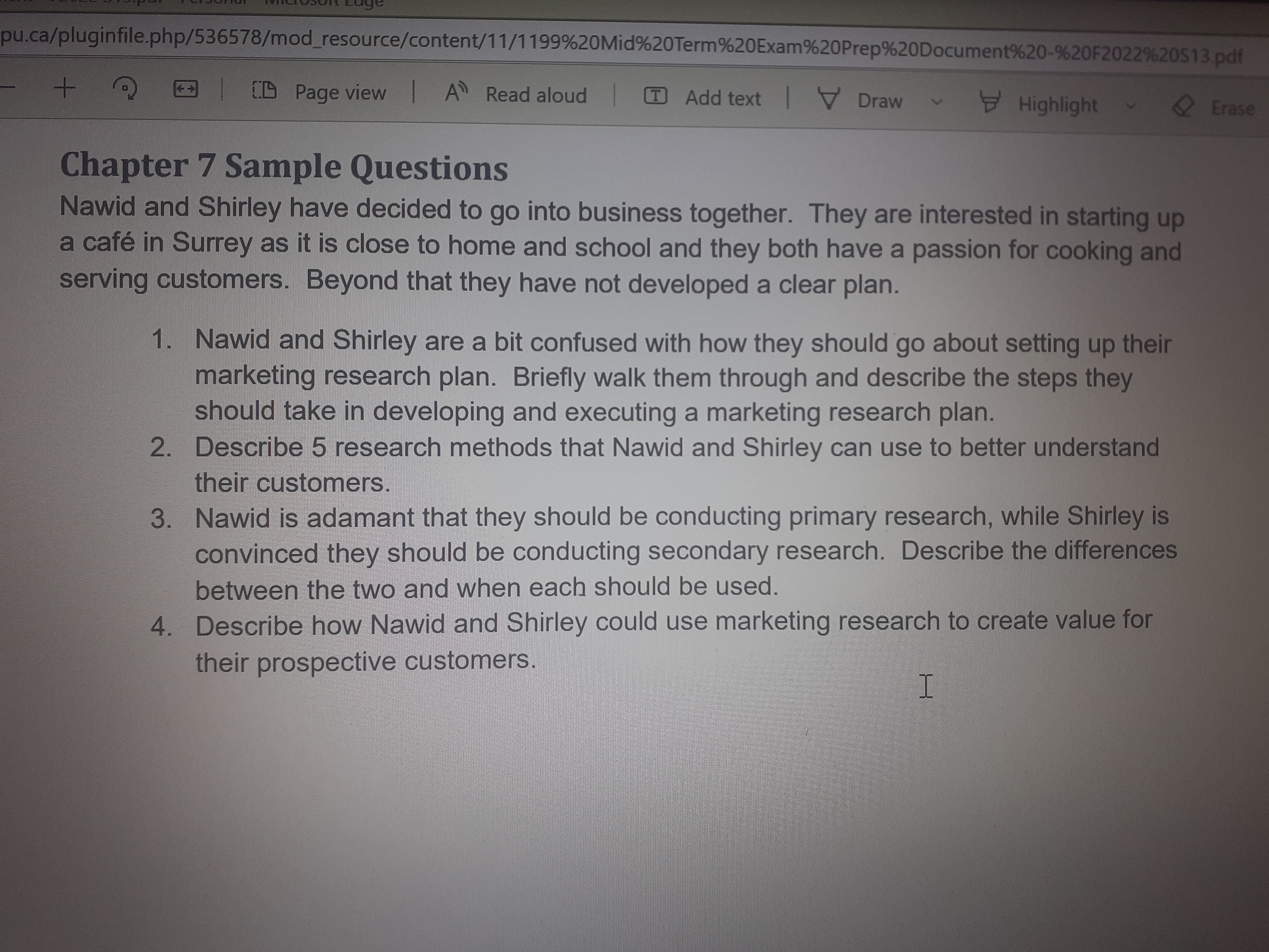 pu.ca/pluginfile.php/536578/mod_resource/content/11/1199%20Mid%20Term%20Exam%20Prep%20Document%20-%20F2022%20513.pdf + [ Page view | A Read aloud | T)