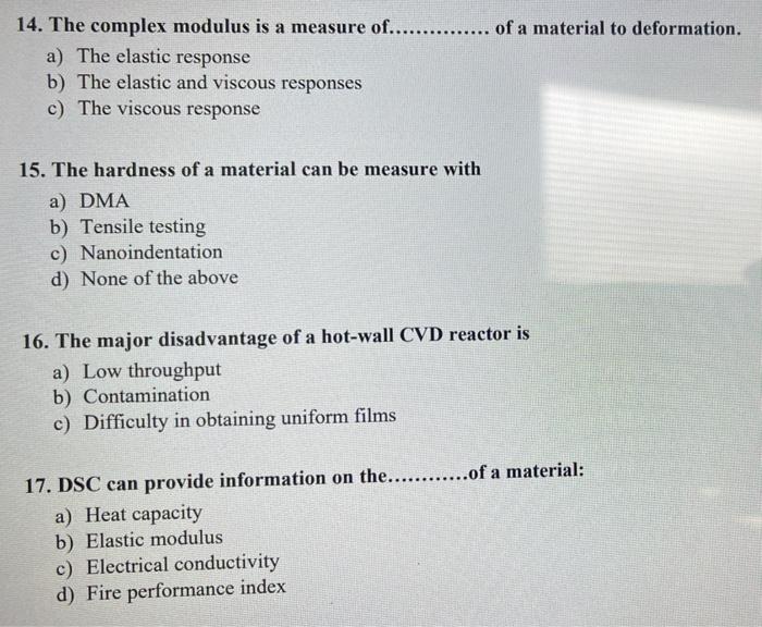  Please answer accurately the nanomaterials multiple choice problem and will rate