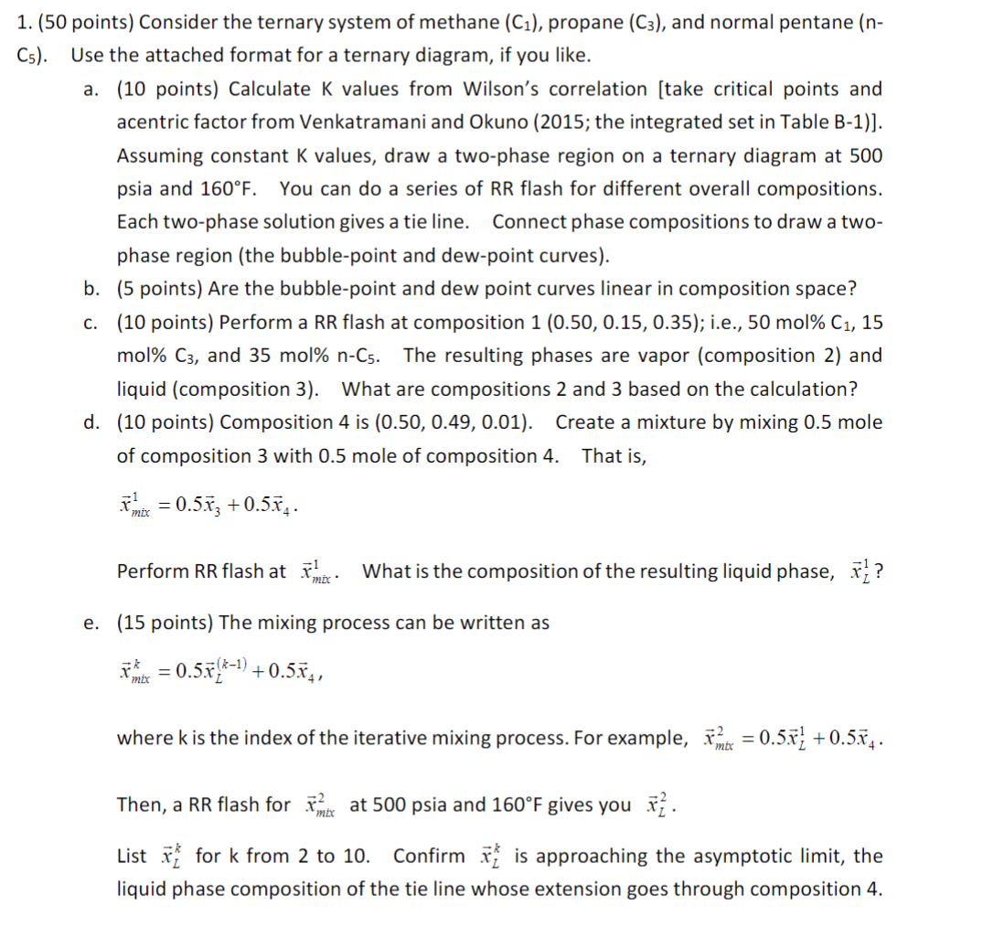  Answer Parts A through E, including the necessary diagram. All of