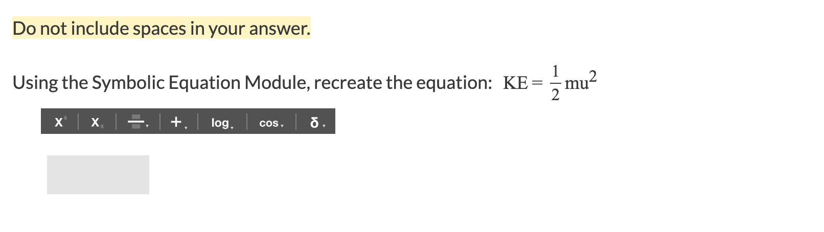 Module, recreate the equation: V;Mi =Vd*M - + log o x cos,